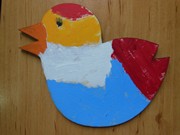 Malování na dřevěné magnetky